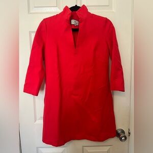 Tuckernuck Poppy Red Ponte Clifton Dress Sz XS
